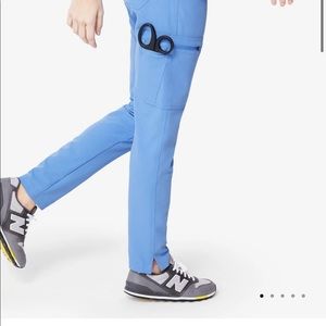 FIGS Yola Skinny Scrub Pant in Ciel